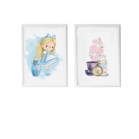 Sheets Crochetts Alice 33 x 43 x 2 cm 2 Pieces by Crochetts, Posters - Ref: D1615804, Price: 36,17 €, Discount: %