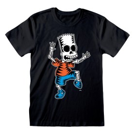 Kurzarm-T-Shirt The Simpsons Skeleton Bart Schwarz Unisex von The Simpsons, T-Shirts - Ref: D0800466, Preis: 23,79 €, Rabatt: %