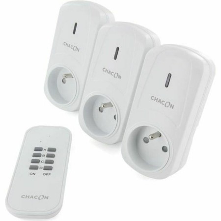 Set di prese con telecomando Chacon (3 Unità) di Chacon, Spine intelligenti e telecomando - Rif: S7142320, Prezzo: 39,71 €, S...