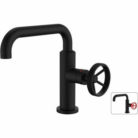 Mitigeur Rousseau industriel Noir mat Métal de Rousseau, Robinets de lavabo - Réf : S7142539, Prix : 74,40 €, Remise : %