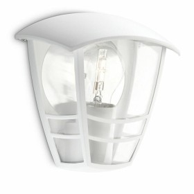 Luz de Parede Philips Creek 19,5 cm Branco Metal Alumínio A+ E27 de Philips, Apliques de exterior - Ref: S7142820, Preço: 36,...