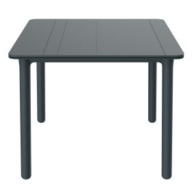 Mesa Resol Noa Gris oscuro Polipropileno Fibra de Vidrio 90 x 90 x 74 cm de Resol, Mesas de comedor - Ref: D1616101, Precio: ...