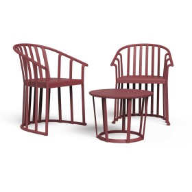 Ensemble Table + Chaises Resol Raff Bordeaux 3 Pièces de Resol, Salons de jardin - Réf : D1616114, Prix : 191,43 €, Remise : %