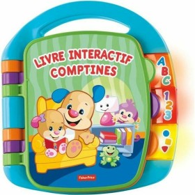 Baby toy Fisher Price Interactive Book Nursery Rhymes Puppy (FR) Plastic by Fisher Price, Rattles and plush hoops - Ref: S714...