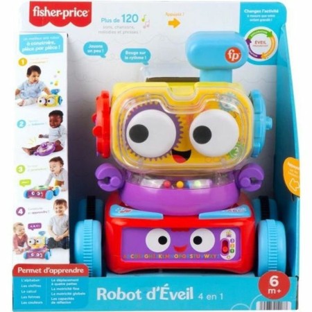 Track with Ramps Fisher Price Jo the Robot 4 in 1 by Fisher Price, Rattles and plush hoops - Ref: S7145270, Price: 73,97 €, D...