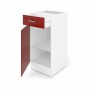 Beistellmöbel 40 x 47 x 82 cm Rot Kunststoff Melamine PVC von BigBuy Home, Küchenzeilen - Ref: S7146627, Preis: 118,06 €, Rab...