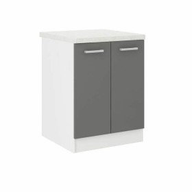 Beistellmöbel Grau Kunststoff Melamine PVC von BigBuy Home, Küchenzeilen - Ref: S7146630, Preis: 136,54 €, Rabatt: %