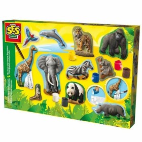 Knetspiel SES Creative Molding and Painting - Animals von SES Creative, Kinderknete - Ref: S7147704, Preis: 27,39 €, Rabatt: %