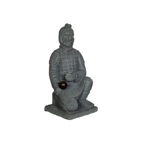 Decorative Figure Romimex Grey Warrior 35 x 78 x 39 cm by Romimex, Ornaments - Ref: D1616159, Price: 141,73 €, Discount: %