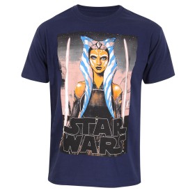 T shirt à manches courtes Star Wars White Blades Bleu Unisexe de Star Wars, T-shirts - Réf : D0800471, Prix : 23,79 €, Remise...