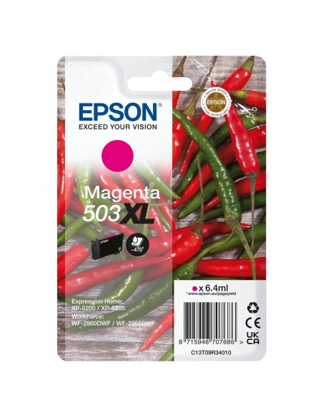 Cartucho de Tinta Original Epson C13T09R34020 Negro Magenta | Tienda24 Tienda24.eu