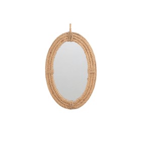 Wall mirror Romimex Natural MDF Wood 43 x 82 x 4 cm by Romimex, Wall-Mounted Mirrors - Ref: D1616167, Price: 47,55 €, Discoun...