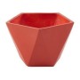 Vaso Beau Rivage Fibra de Vidro Geométrico Cor de Rosa Coral 50 x 30 cm de Beau Rivage, Vasos para flores - Ref: S7148961, Pr...