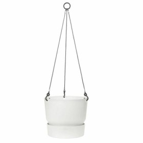 Jardinière suspendue Elho Greenville Blanc Plastique Ø 23,9 x 20,3 cm de Elho, Pots à suspendre - Réf : S7148984, Prix : 31,4...