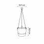 Jardinière suspendue Elho Greenville Blanc Plastique Ø 23,9 x 20,3 cm de Elho, Pots à suspendre - Réf : S7148984, Prix : 31,4...