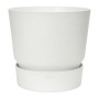 Plant pot Elho Greenville Circular White Plastic (Ø 29,5 x 27,8 cm) by Elho, Flower Pots - Ref: S7148985, Price: 37,36 €, Dis...