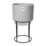 Vaso Elho Grigio Plastica Con supporto Rotonda (Ø 22 x 38,2 cm) di Elho, Vasi tradizionali - Rif: S7149038, Prezzo: 73,13 €, ...