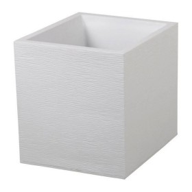 Pot EDA Graphit Blanc Plastique Carré 39 x 39 x 43 cm de EDA, Pots de fleurs - Réf : S7149071, Prix : 60,12 €, Remise : %