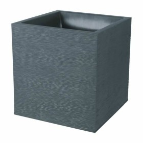 Plant pot EDA Squared Dark grey (39 x 39 x 43 cm) by EDA, Flower Pots - Ref: S7149072, Price: 57,67 €, Discount: %