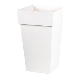 Vaso EDA Tuscan Quadrado Branco Polipropileno (39 x 39 x 65 cm) de EDA, Vasos para flores - Ref: S7149073, Preço: 48,71 €, De...