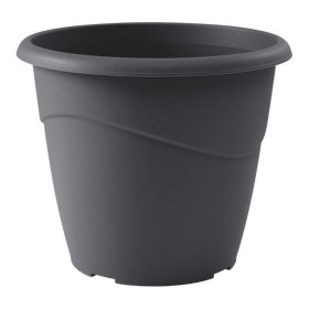 Plant pot EDA Marina Grey Dark grey polypropylene Circular Ø 40 x 33,7 cm by EDA, Flower Pots - Ref: S7149077, Price: 23,27 €...