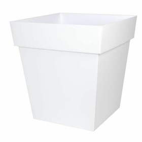 Maceta EDA Tuscany Cuadrado Blanco Ø 50 cm Cuadrada de EDA, Macetas para flores - Ref: S7149127, Precio: 50,81 €, Descuento: %