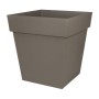 Plant pot EDA Tuscan Taupe Plastic Squared Ø 50 cm (49,5 x 49,5 x 52,5 cm) by EDA, Flower Pots - Ref: S7149128, Price: 55,14 ...