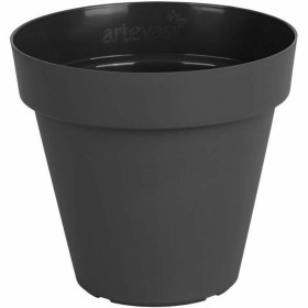 Vaso EDA Tuscan Cinzento Cinzento escuro Polipropileno 39 x 39 x 53 cm | Tienda24 - Global Online Shop Tienda24.eu