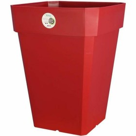 Pot Riviera Rouge Carré 49 x 49 x 50 cm de Riviera, Pots de fleurs - Réf : S7149249, Prix : 44,10 €, Remise : %