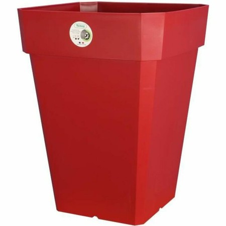 Vaso Riviera Rosso Quadrato 49 x 49 x 50 cm | Tienda24 - Global Online Shop Tienda24.eu