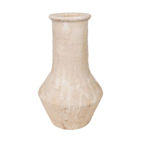 Florero Romimex Blanco Terracota 27 x 30 x 27 cm Con asas de Romimex, Jarrones - Ref: D1616211, Precio: 52,85 €, Descuento: %