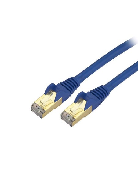 Cable de Red Rígido UTP Categoría 6 Startech C6ASPAT10BL 3 m Negro Azul | Tienda24 Tienda24.eu