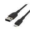 USB to Lightning Cable Belkin CAA001BT0MBK 150 cm Black 15 cm | Tienda24 Tienda24.eu