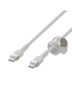 Cabo USB A para USB C Belkin CAB002BT0MWH Branco 15 cm | Tienda24 Tienda24.eu