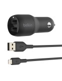 Caricabatterie per Auto Belkin CCD001BT1MBK 24 W da Belkin, Caricabatterie - Ref: S7734293, Precio: 32,28 €, Descuento: %