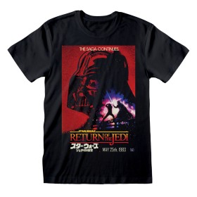 T shirt à manches courtes Star Wars Vader Poster Noir Unisexe de Star Wars, T-shirts - Réf : D0800473, Prix : 23,79 €, Remise...