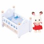 Figura de Acción Sylvanian Families Baby Rabbit Chocolate Bed de Sylvanian Families, Muñecos y figuras de acción - Ref: S7150...