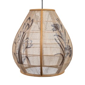 Ceiling Light Romimex Black Natural Jute Bamboo 40 x 41 x 40 cm by Romimex, Pendant Lights - Ref: D1616249, Price: 73,62 €, D...