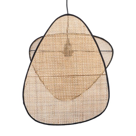 Ceiling Light Romimex Black Natural E27 220-240 V by Romimex, Pendant Lights - Ref: D1616252, Price: 69,30 €, Discount: %