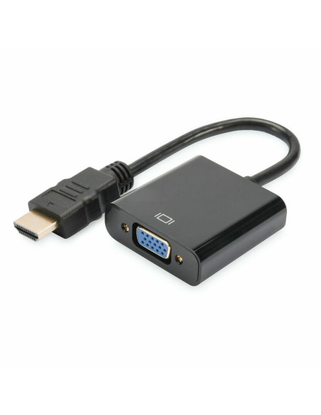 Adapter HDMI auf VGA Digitus DA-70461 Schwarz | Tienda24 Tienda24.eu