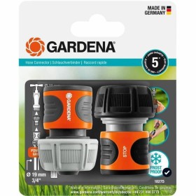 Connecteur de tuyau Gardena Aquastop 18275-20 2 Unités de Gardena, Tuyaux et accessoires - Réf : S7151255, Prix : 29,58 €, Re...