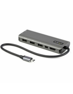 Hub USB-C GEMBIRD A-CM-COMBO7-01 Gris 100 W | Tienda24 Tienda24.eu