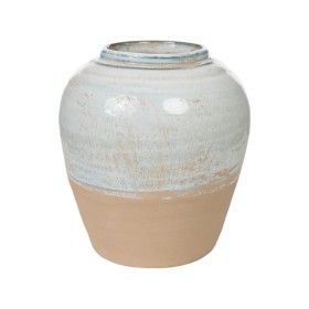 Vase Romimex Bleu Beige Terre cuite 22 x 24 x 22 cm de Romimex, Vases - Réf : D1616297, Prix : 39,69 €, Remise : %