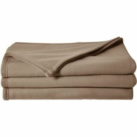 Manta Poyet Motte Poleco Taupe 180 x 220 cm de Poyet Motte, Cobertores e colchas - Ref: S7151829, Preço: 34,69 €, Desconto: %