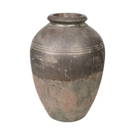 Vase Romimex Marron Gris Terre cuite Finition vieillie 25 x 34 x 25 cm de Romimex, Vases - Réf : D1616298, Prix : 57,70 €, Re...