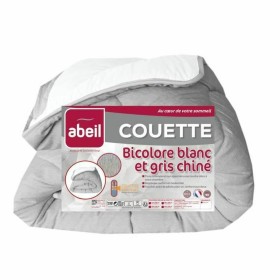 Duvet Abeil White/Grey 140 x 200 cm by Abeil, Quilts and quilt covers - Ref: S7151861, Price: 36,20 €, Discount: %