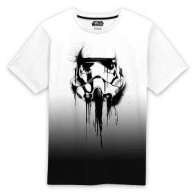 T shirt à manches courtes Star Wars Stormrooper Ink Blanc Noir Unisexe de Star Wars, T-shirts - Réf : D0800475, Prix : 30,25 ...