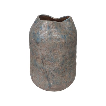 Vase Romimex Blue Terracotta Aged finish 23 x 34 x 23 cm by Romimex, Vases - Ref: D1616309, Price: 60,63 €, Discount: %