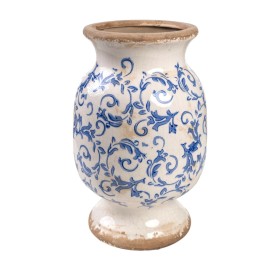 Vase Romimex Blue White Porcelain 20 x 32 x 20 cm by Romimex, Vases - Ref: D1616321, Price: 45,80 €, Discount: %