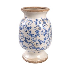 Vase Romimex Blue White Porcelain 18 x 27 x 18 cm by Romimex, Vases - Ref: D1616322, Price: 28,92 €, Discount: %